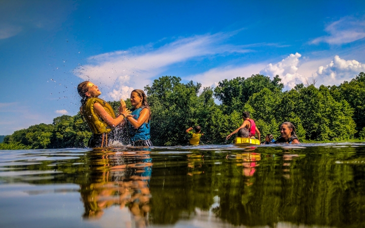 canoeing camp for teens